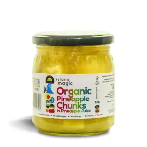 Organic Pineapple Chunks in Pineapple Juice/Sugar Syrup