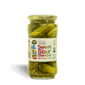 Sweet and Sour Gherkins